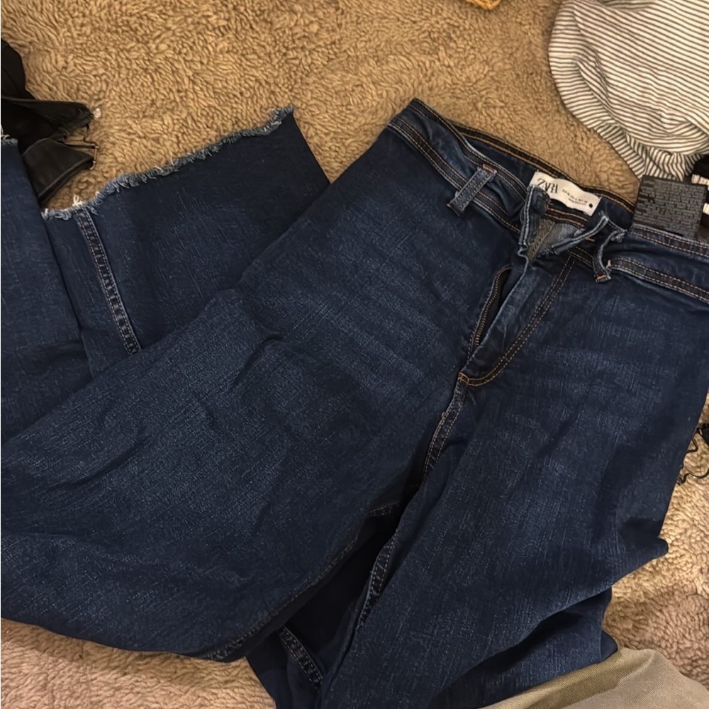 Zara ‘Marine’ Denim Pants